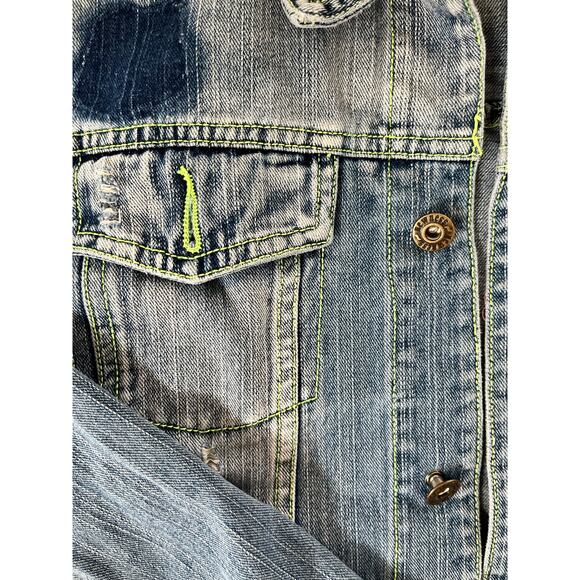 Newness Denim Jacket with Distressed Details - Youth Size - Picture 3 of 3